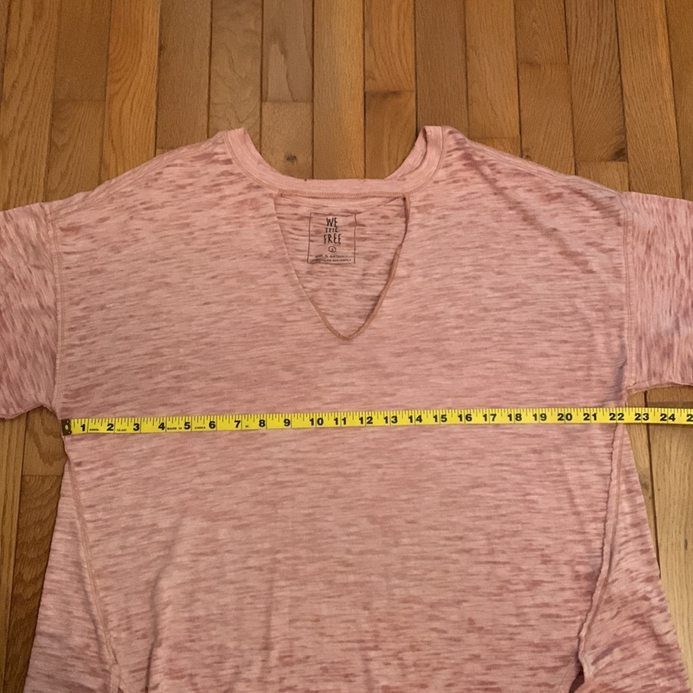 🍑HPx2🍑Free People Jordan Crew Cutout Shirt (Peach) - Picture 9 of 12